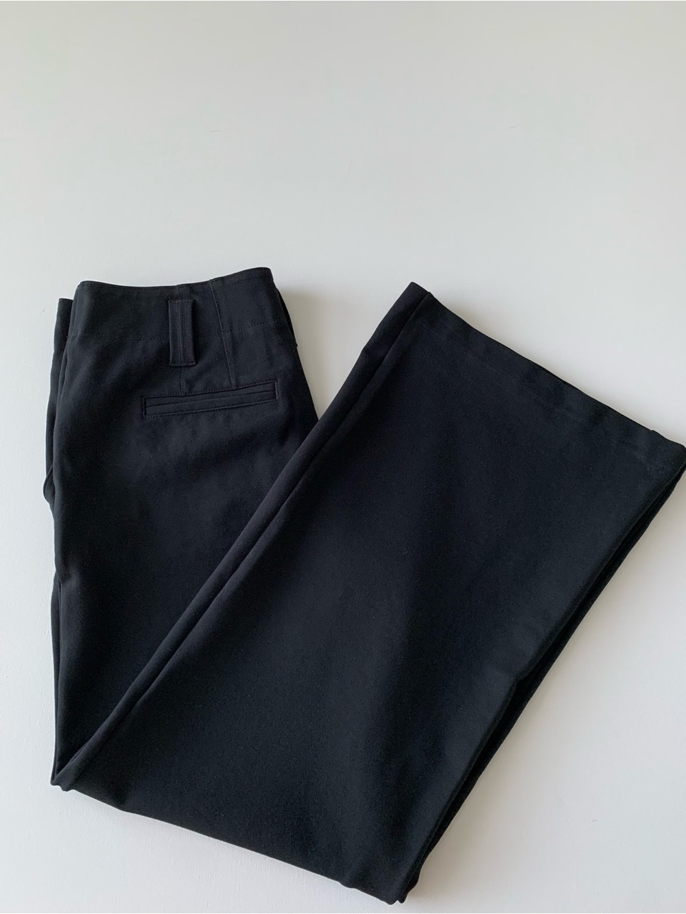 Maeve by Anthropologie wide leg flare Black Pull-On Pants women’s size 14 - Picture 14 of 14
